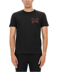 Paul Smith - Ps Paul Smith Graphic Printed Crewneck T-Shirt - Lyst