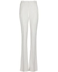 Balmain - Straight-Leg Pinstripe Trousers - Lyst