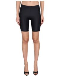 Ami Paris - Stretch Elasticated Waistband Legging Shorts - Lyst