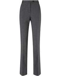 Pinko - Long Trousers With Rear Zip - Lyst