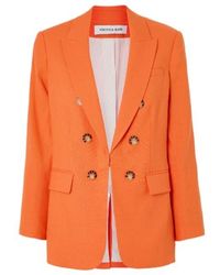 Veronica Beard - Bexley Linen-Blend Blazer - Lyst