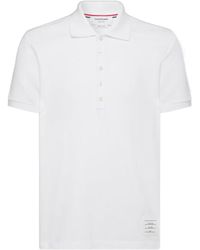 Thom Browne - Bar Short-Sleeved Polo Shirt - Lyst