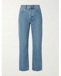 Gucci - Logo Patch Low-Rise Straight-Leg Jeans - Lyst