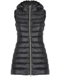 Herno - Quilted Sleeveless Puffer Vest With Adjustable Hood - Lyst