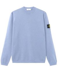 Stone Island - Logo Patch Crewneck Jumper - Lyst