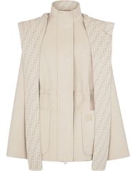 Fendi - Ff Motif Hooded Jacket - Lyst