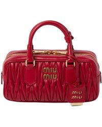 Miu Miu - Arcadie Zippered Crossbody Bag - Lyst