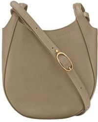 Longchamp - Le Foulonné Leather Shoulder Bag - Lyst