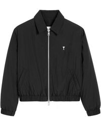 Ami Paris - Ami De Coeur Zip-Up Jacket - Lyst