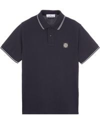 Stone Island - Polo Shirt Cotton, Elastane - Lyst
