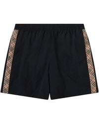Burberry - Solid Color Swim Shorts - Lyst