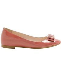 Bally - Bow Design Flat Shoes - Lyst