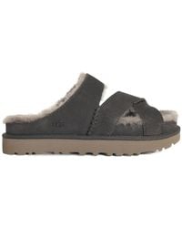 UGG - Greenport Cross Strap Slides - Lyst