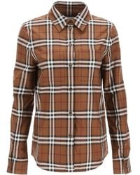 Burberry - Vintage Check Cotton Shirt - Lyst