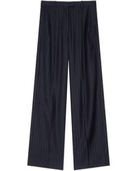 Givenchy - Double Pleat Striped Pants - Lyst