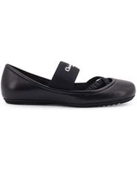 Dior - Leather Ballerinas Flat With Elastic Band - Lyst