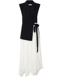 Jonathan Simkhai - Helena Combo Blazer Midi Dress - Lyst