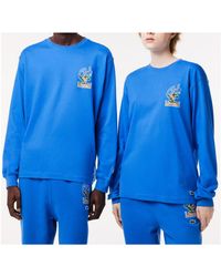Lacoste - Bright Crewneck Longsleeve Top - Lyst
