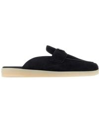 Prada - Suede Sabots - Lyst