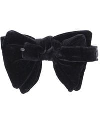 Tom Ford - Velvet Clap Fastened Bowtie - Lyst