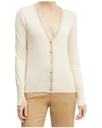 Liu Jo - Embellished Button-Up Cardigan - Lyst