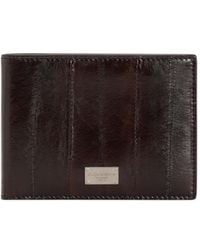 Dolce & Gabbana - Eel Leather Wallet - Lyst