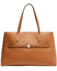 TOTEME - Lounge Large Leather Tote Bag - Lyst