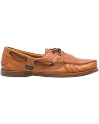 Paraboot - Lace-Up Leather Boat Shoes - Lyst