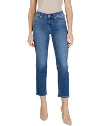 Liu Jo - Straight Cropped Jeans - Lyst