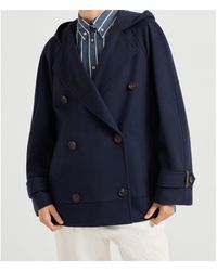 Brunello Cucinelli - Long-Sleeved Coat - Lyst