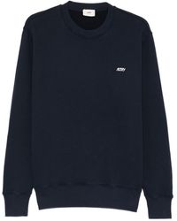 Autry - Logo Embroidered Crewneck Sweatshirt - Lyst