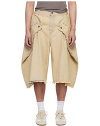 Lu'u Dan - Distressed Denim Shorts - Lyst