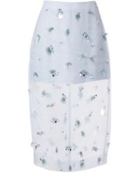 Jonathan Simkhai - Delilah Embellished Midi Skirt - Lyst