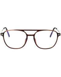 Tom Ford - Eyewear Pilot Frame Glasses - Lyst