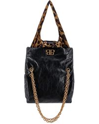Balenciaga - Monaco Chain Small Shoulder Bag - Lyst