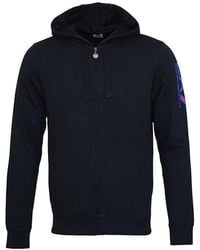 EA7 - Hooded Casual Jacket - Lyst