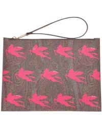 Etro - Pegasus Paisley-Print Clutch Bag - Lyst