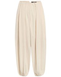 Jacquemus - The Melao Pleat Detailed Pants - Lyst