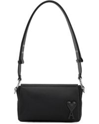 Ami Paris - Logo Patch Box Marcel Shoulder Bag - Lyst