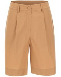 Kaos - Pleated Bermuda Shorts - Lyst