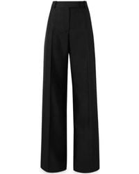 McQueen - Wide-Leg Side Stripe Trousers - Lyst