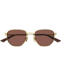 Bottega Veneta - Eyewear Split Panthos Sunglasses - Lyst