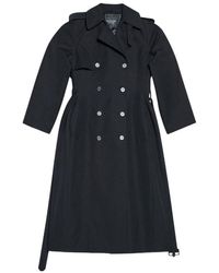 Balenciaga - Hourglass Trench Coat - Lyst