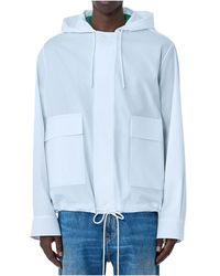 Lacoste - Runway Hooded Poplin Jacket - Lyst