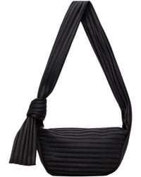 Issey Miyake - Linear Knit 58 Zipper Shoulder Bag - Lyst