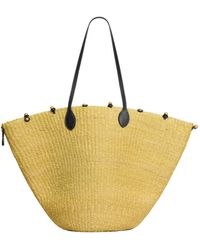 Celine - Large Triomphe Beads Basket - Lyst