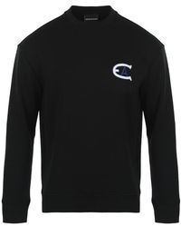 Emporio Armani - Logo Pullover Sweater - Lyst