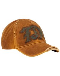 DIESEL - C 7 D 8 Distressed Baseball Cap - Lyst