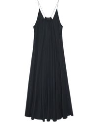 Anine Bing - Aida Gathered Midi Dress - Lyst