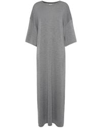 KHAITE - Bindi Wool Long Dress - Lyst